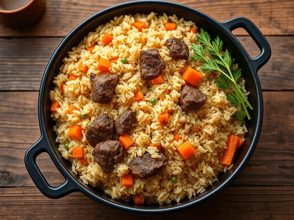 Плов с курицей